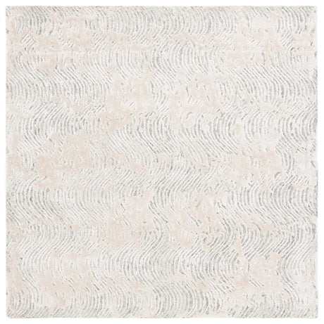 Safavieh Glamour 6'-0" x 6'-0" Rug in Light Grey / Ivory