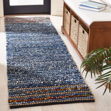 Safavieh Cape Cod 2'-3" x 8'-0" Rug in Natural / Blue