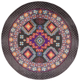 Safavieh Monaco 6'-7" x 6'-7" Rug in Brown / Multi