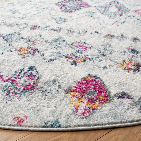 Safavieh Madison 700 6'-7" x 6'-7" Rug in Grey / Purple