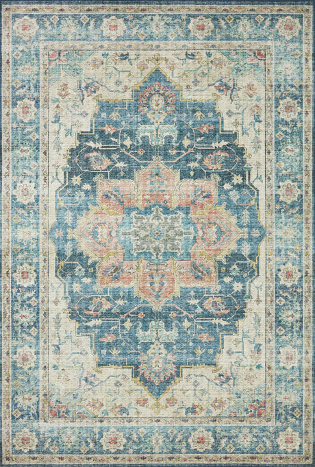 Loloi Skye Sky-12 Ocean/Multi Rugs - main flat