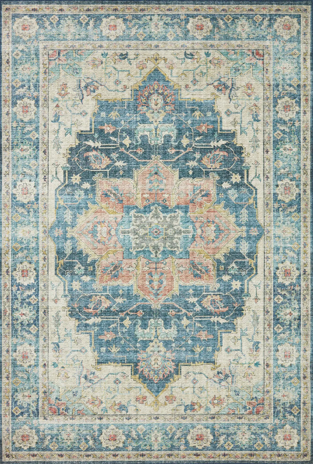 Loloi Skye Sky-12 Ocean/Multi Rugs - main flat