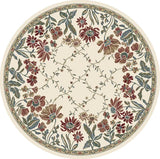 Dynamic Rugs Ancient Garden 57084 Ivory Rugs - Round