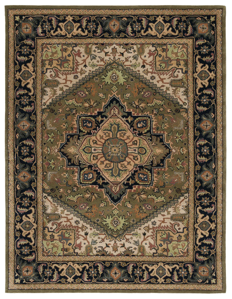 Safavieh Heritage 10'-0" x 14'-0" Rug in Green / Light Brown