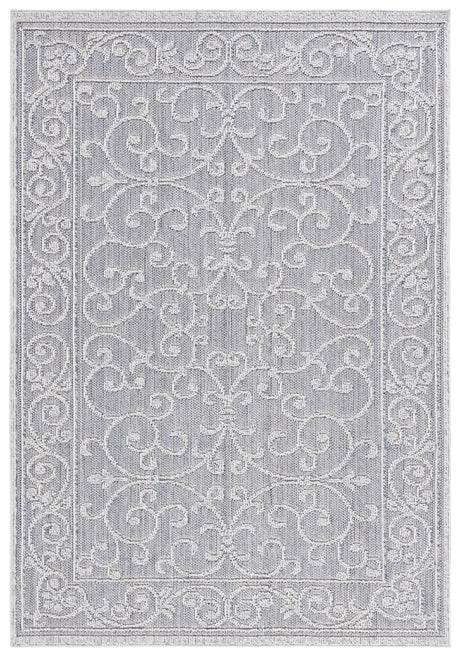 Safavieh Global 4'-0" x 6'-0" Rug in Blue / Grey