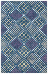 Safavieh Metro 5'-0" x 8'-0" Rug in Blue / Yellow