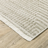 Oriental Weavers Bauer 4150E Beige/ Ivory Rug - corner detail
