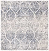 Safavieh Madison 6'-7" x 6'-7" Rug in Cream / Royal Blue