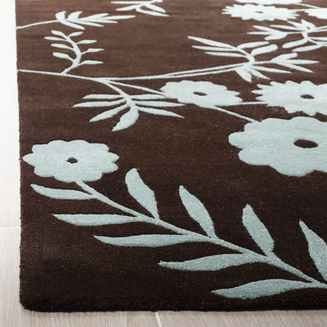 Safavieh Soho 3'-6" x 5'-6" Rug in Brown / Teal