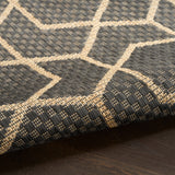 Nourison Horizon Indoor/Outdoor HOZ01 Charcoal Contemporary Area Rugs
