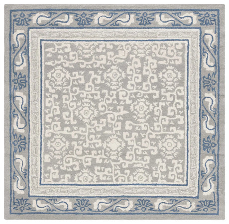 Safavieh Antiquity 6'-0" x 6'-0" Rug in Grey / Ivory