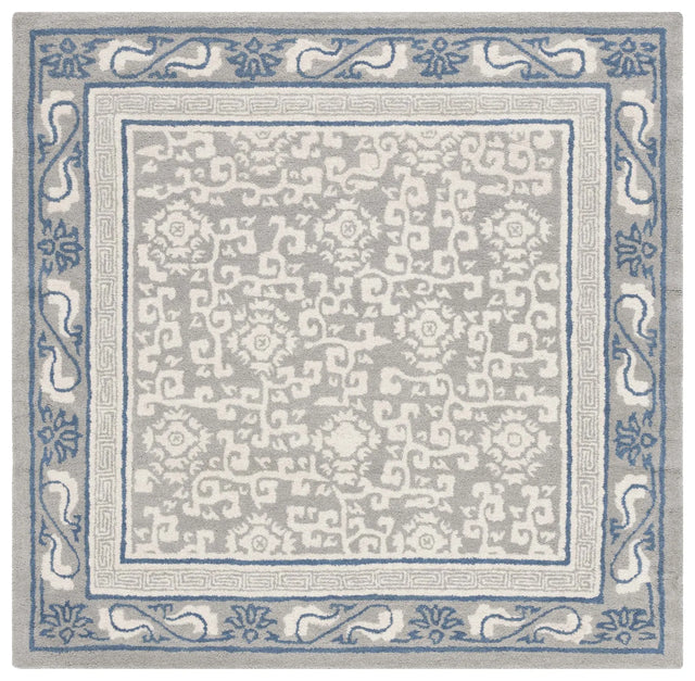 Safavieh Antiquity 6'-0" x 6'-0" Rug in Grey / Ivory