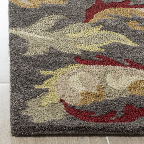 Safavieh Jardin 4'-0" x 6'-0" Rug in Dark Grey / Multi