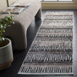 Safavieh Mila 2'-2" x 8'-0" Rug in Beige / Ivory Black