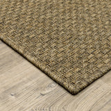 Oriental Weavers Sphinx Karavia 2160N Tan / Tan Rugs - corner detail