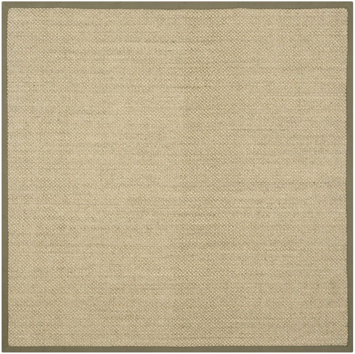 Safavieh Natural Fiber 6'-0" x 6'-0" Rug in Natural / Green
