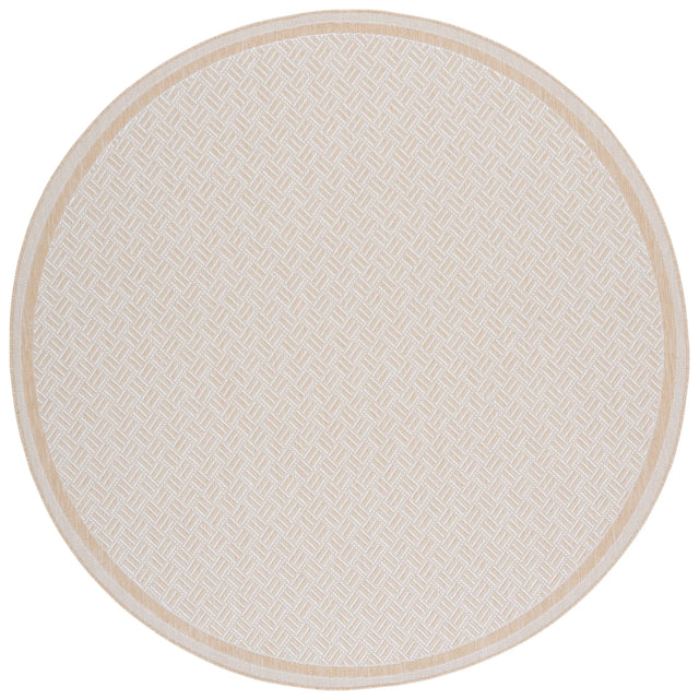 Safavieh Terrace 800 6'-7" x 6'-7" Rug in Beige / Ivory
