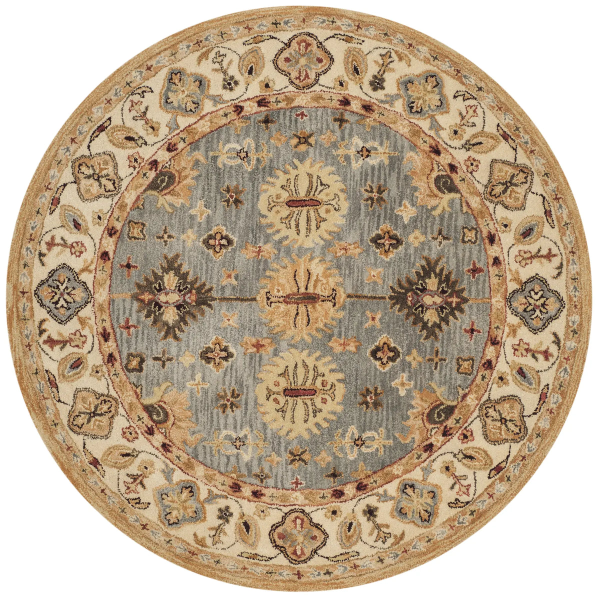 Safavieh Antiquity 6'-0" x 6'-0" Rug in Blue / Ivory