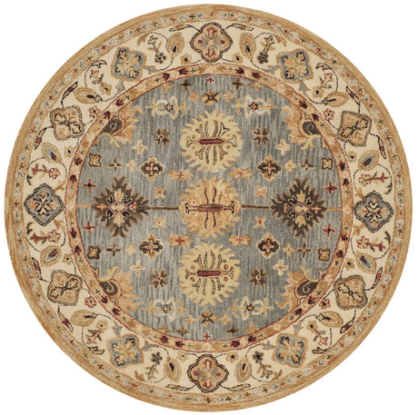 Safavieh Antiquity 6'-0" x 6'-0" Rug in Blue / Ivory