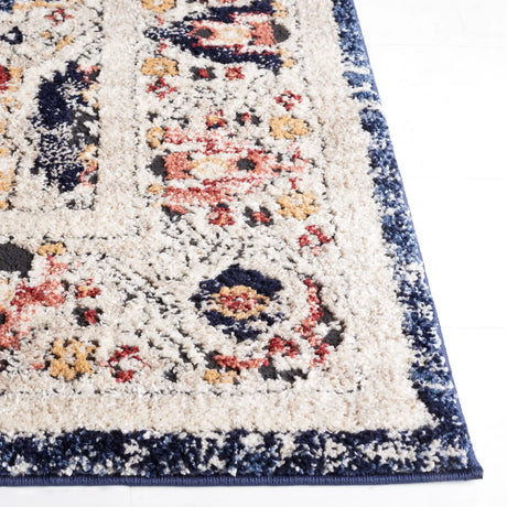 Safavieh Luna 4'-5" x 6'-5" Rug in Navy / Beige