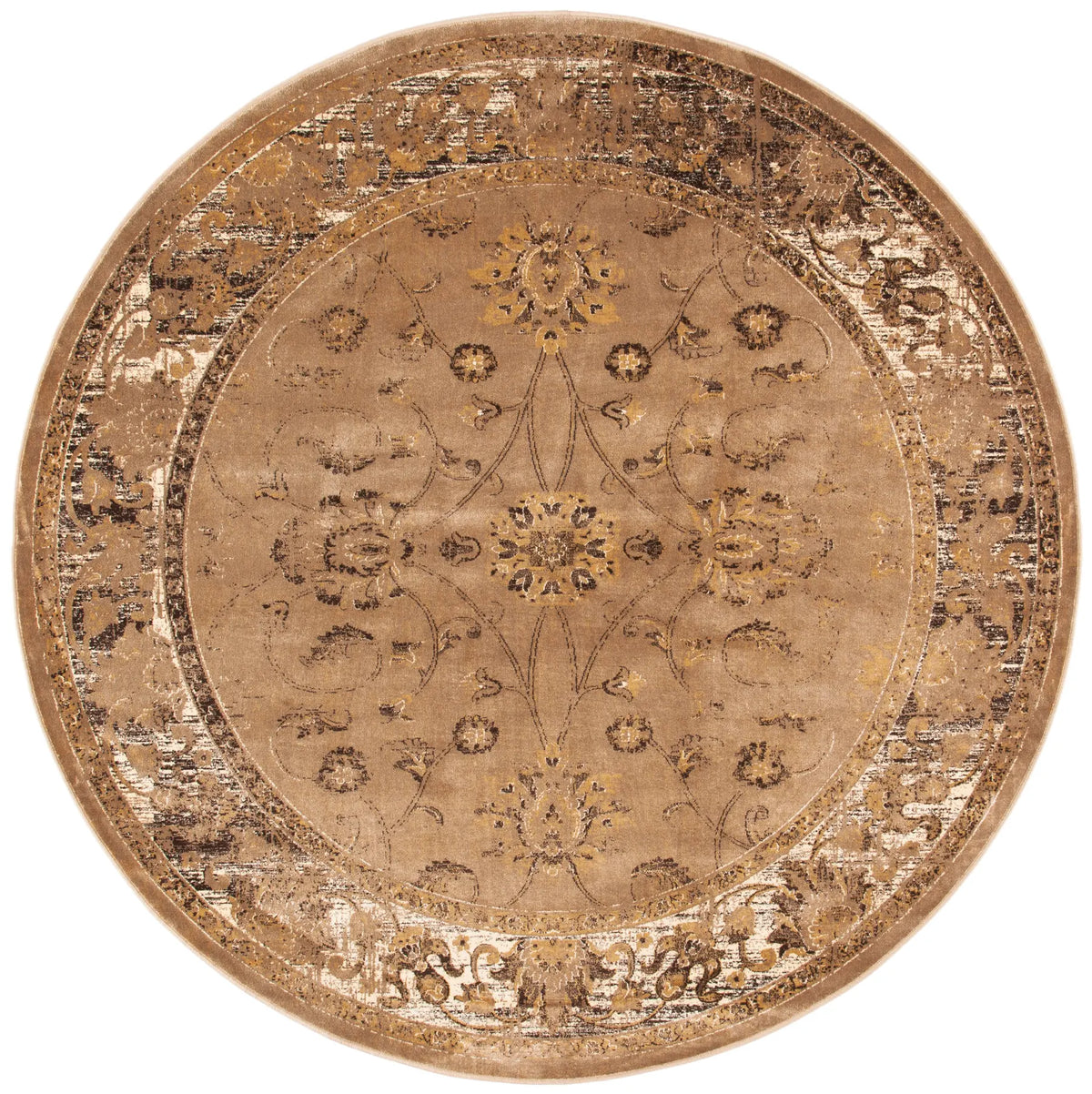 Safavieh Vintage 6'-0" x 6'-0" Rug in Taupe