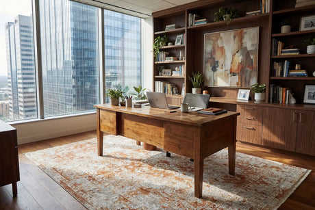 Dynamic Rugs Skyler 6711 Grey/Copper Rug - Room