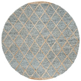 Safavieh Natural Fiber 6'-0" x 6'-0" Rug in Light Blue / Natural