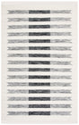 Safavieh Kilim 4'-0" x 6'-0" Rug in Ivory / Black