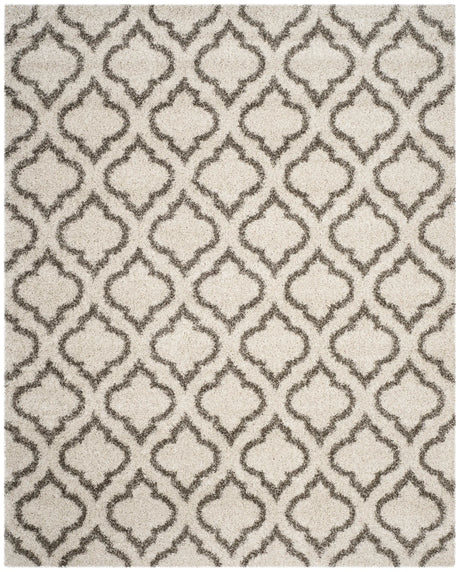 Safavieh Hudson Shag 10'-0" x 14'-0" Rug in Ivory / Grey