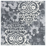Safavieh Adirondack 6'-7" x 6'-7" Rug in Charcoal / Ivory