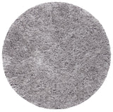 Safavieh Shag 6'-0" x 6'-0" Rug in Silver