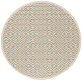 Safavieh Veranda 6'-7" x 6'-7" Rug in Cream / Aqua