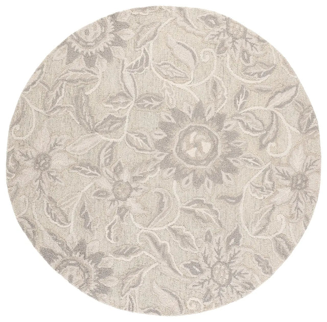 Safavieh Jardin 6'-0" x 6'-0" Rug in Beige / Blue