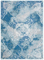 Safavieh Aria 4'-0" x 6'-0" Rug in Light Blue / Ivory