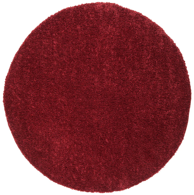 Safavieh August Shag 900 5'-3" x 5'-3" Rug in Burgundy