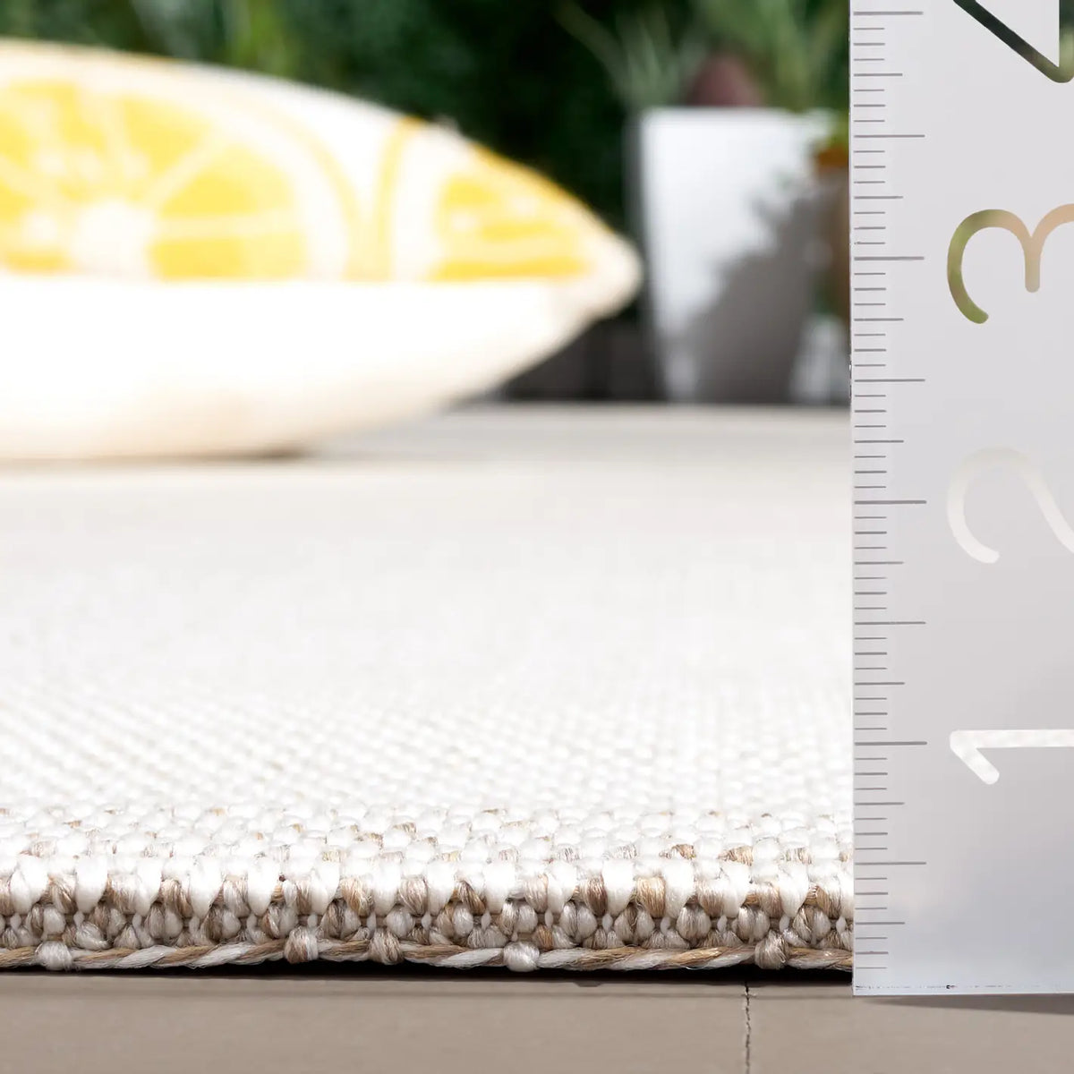 Safavieh Sisal All-Weather 4'-0" x 6'-0" Rug in Ivory / Beige