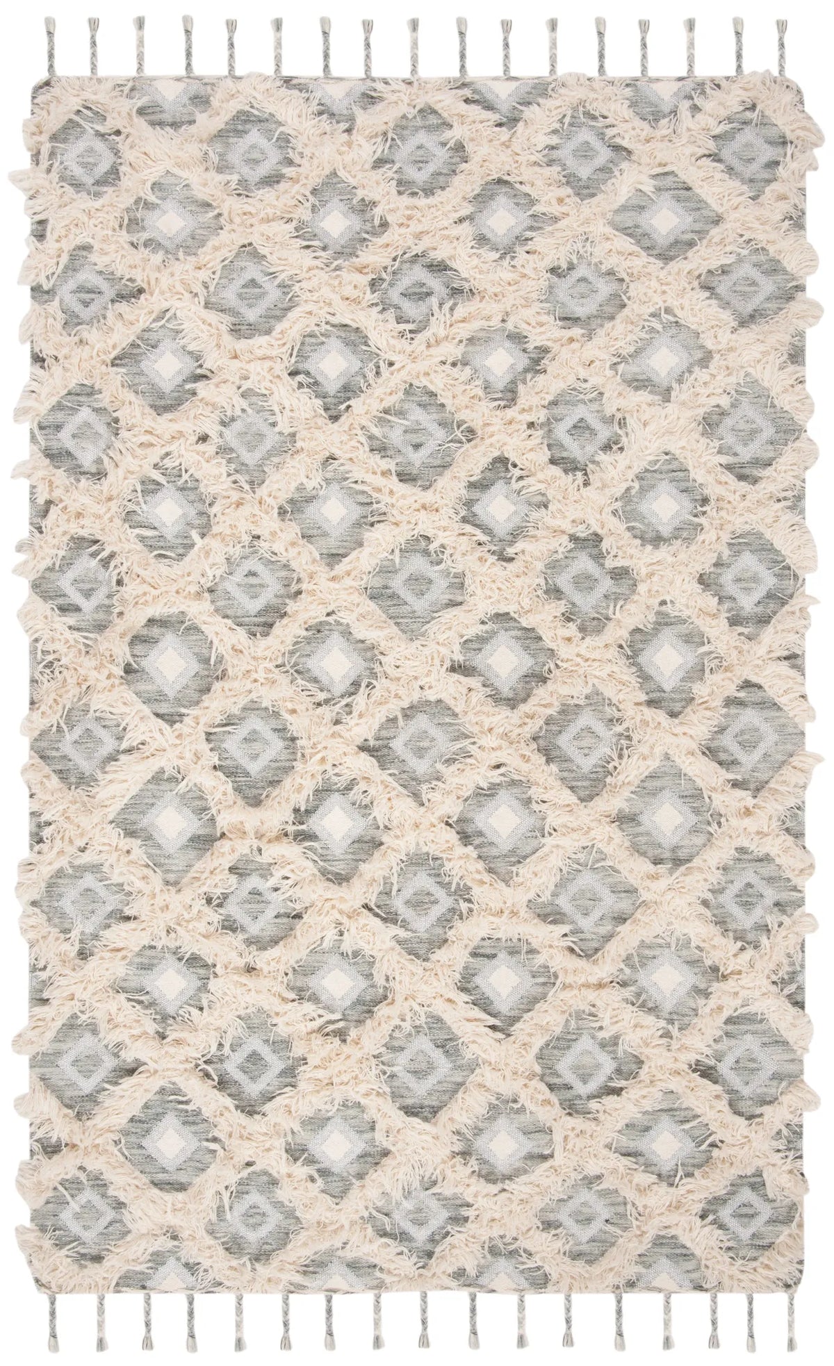 Safavieh Kenya 6'-0" x 9'-0" Rug in Grey / Ivory