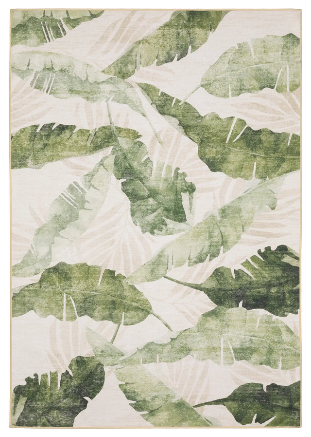 Oriental Weavers Sphinx Fiji FIJ02 Green Rugs - main flat