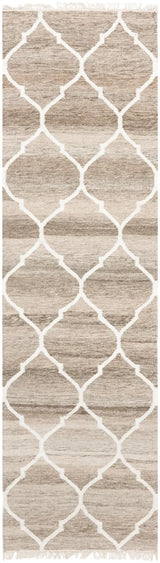 Safavieh Natural Kilim 2'-3" x 10'-0" Rug in Light Grey / Ivory