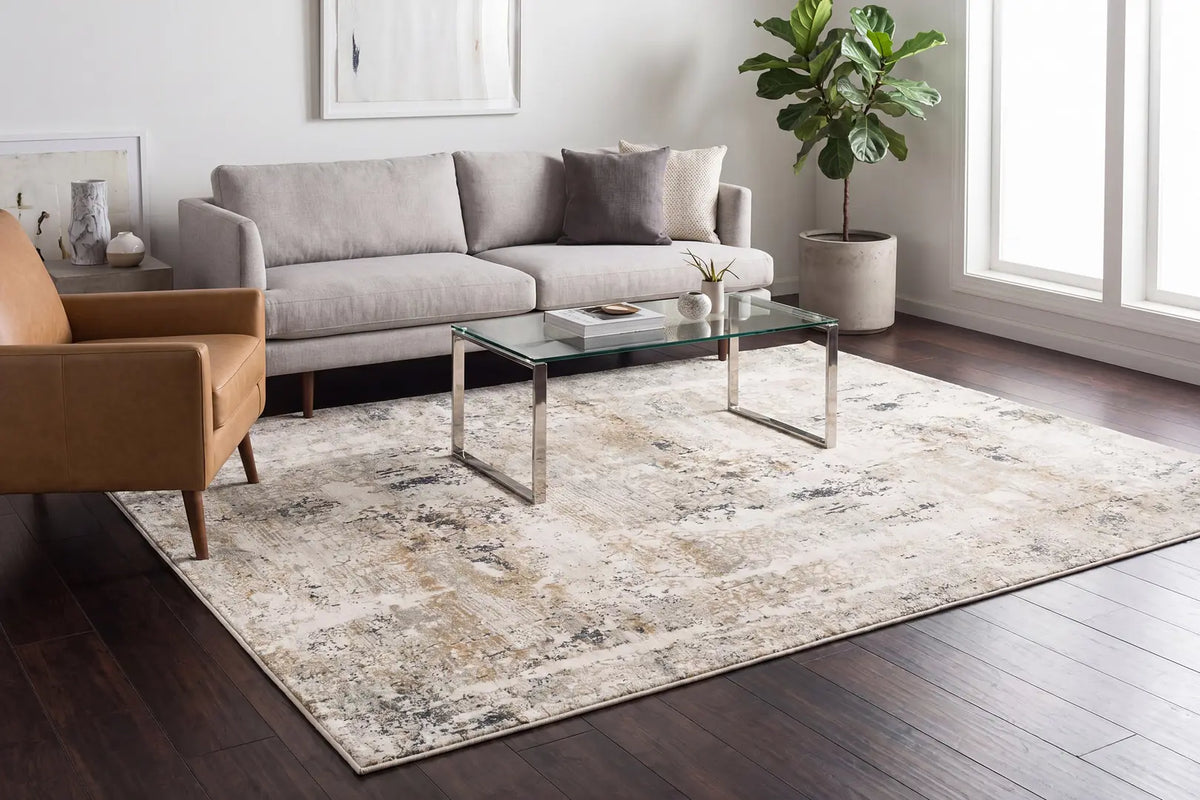 Dynamic Rugs Quartz 27050 Ivory / Grey Rugs - Room