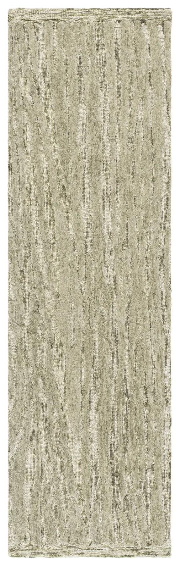 Safavieh Abstract 2'-3" x 8'-0" Rug in Green / Ivory