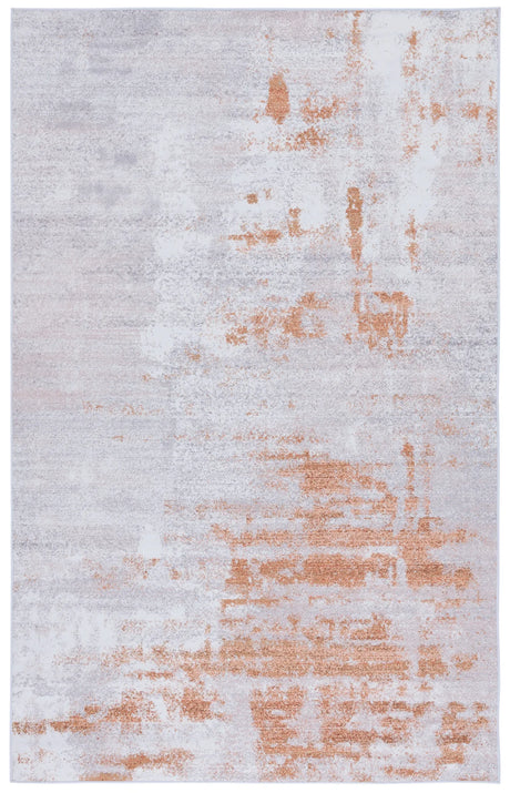 Safavieh Tacoma 4'-0" x 6'-0" Rug in Grey / Rust