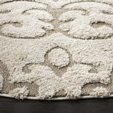 Safavieh Florida Shag 5'-0" x 5'-0" Rug in Cream / Beige