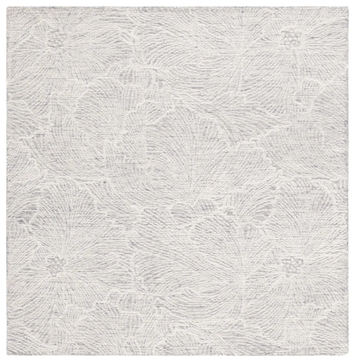 Safavieh Ebony 6'-0" x 6'-0" Rug in Grey / Ivory