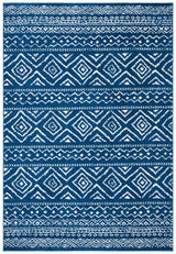 Safavieh Tulum 4'-0" x 6'-0" Rug in Navy / Ivory