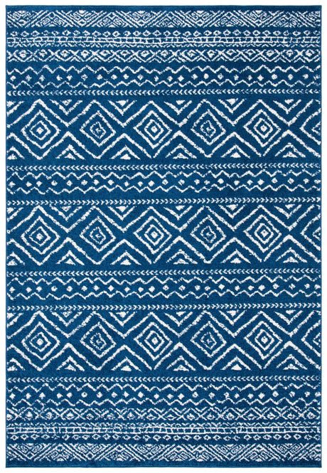 Safavieh Tulum 4'-0" x 6'-0" Rug in Navy / Ivory