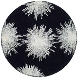 Safavieh Soho 6'-0" x 6'-0" Rug in Black / White