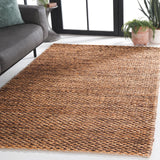 Safavieh Natural Fiber 4'-0" x 6'-0" Rug in Natural / Dark Brown