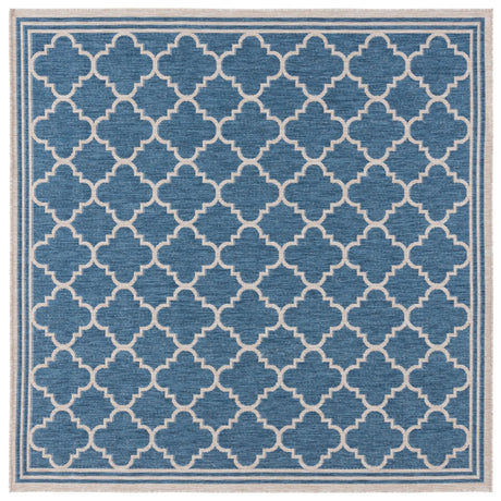 Safavieh Beach House 6'-7" x 6'-7" Rug in Blue / Ivory