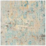 Safavieh Madison 6'-7" x 6'-7" Rug in Grey / Blue